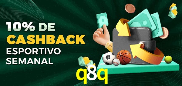 10% de bônus de cashback na q8q